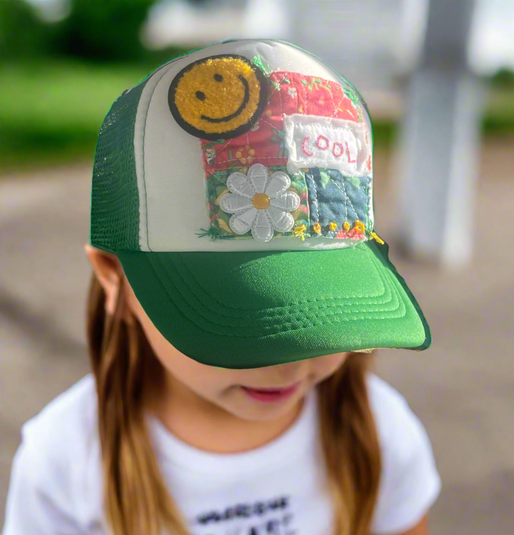 "Cool" Trucker Hat for Little Kids - Christine Leigh