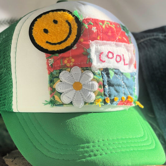 "Cool" Trucker Hat for Little Kids - Christine Leigh